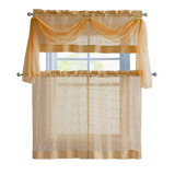 Kitchen Yellow Gold Valances Kitchen Curtains You Ll Love In