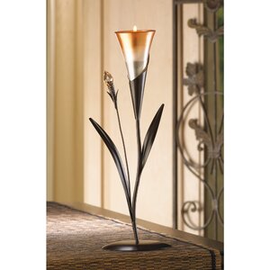 Sparkling Lily Candle Holder