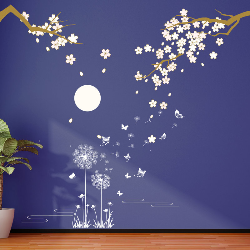 17 Stories White Dandelion Butterflies And Cherry Blossom Under