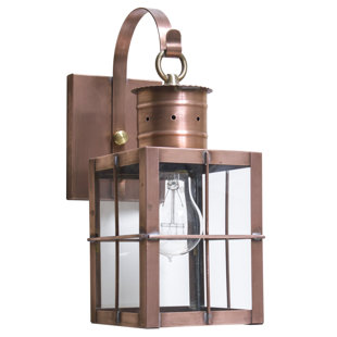 Go to store & view more images Micheal Compatible Outdoor Wall Lantern by Alcott Hill
