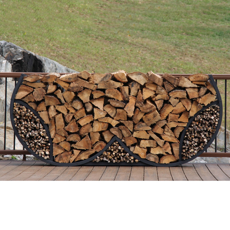 Symple Stuff 96'' W Metal Log Rack & Reviews | Wayfair.ca