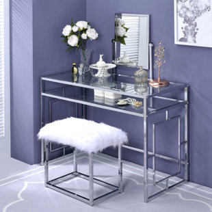 Go to store & view more images Rosdorf Park Hitchin Vanity Set with Mirror