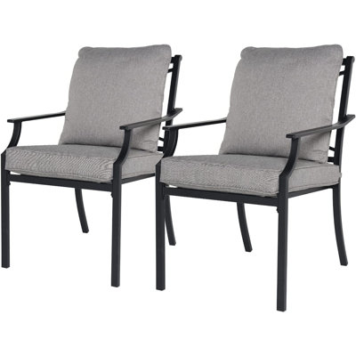 Patio Dining Armchair with Cushion