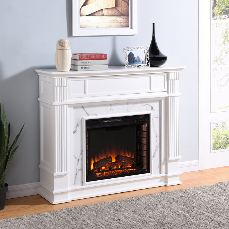 Kitsco Boyer Electric Fireplace Reviews Wayfair