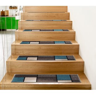 13-Pack, Gray/Fume, 9"x26" Details about   Safe Steps Collection Non Slip Area Rug Stair Tread 