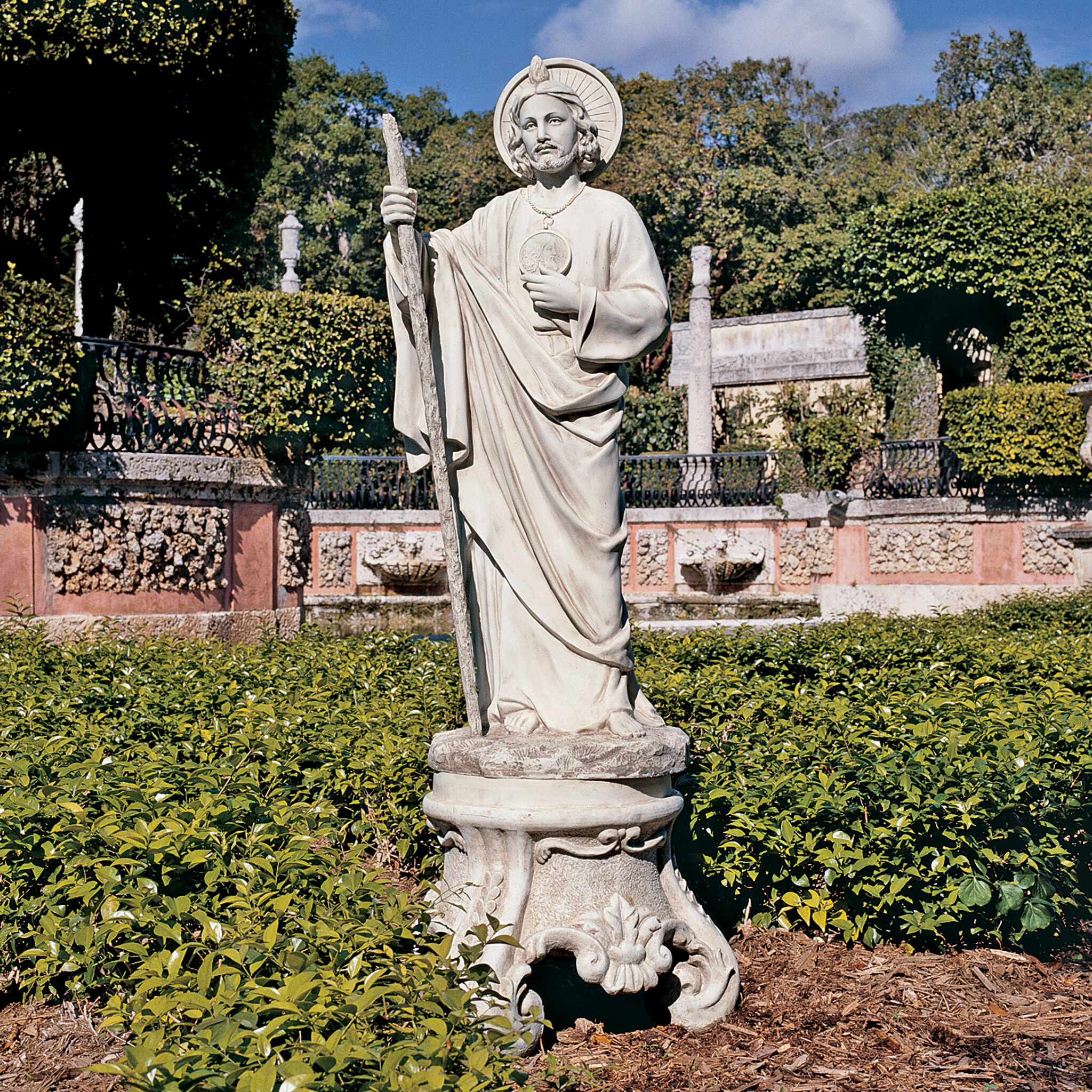 ogród Saint-jude-patron-saint-of-hopeless-cases-garden-statue