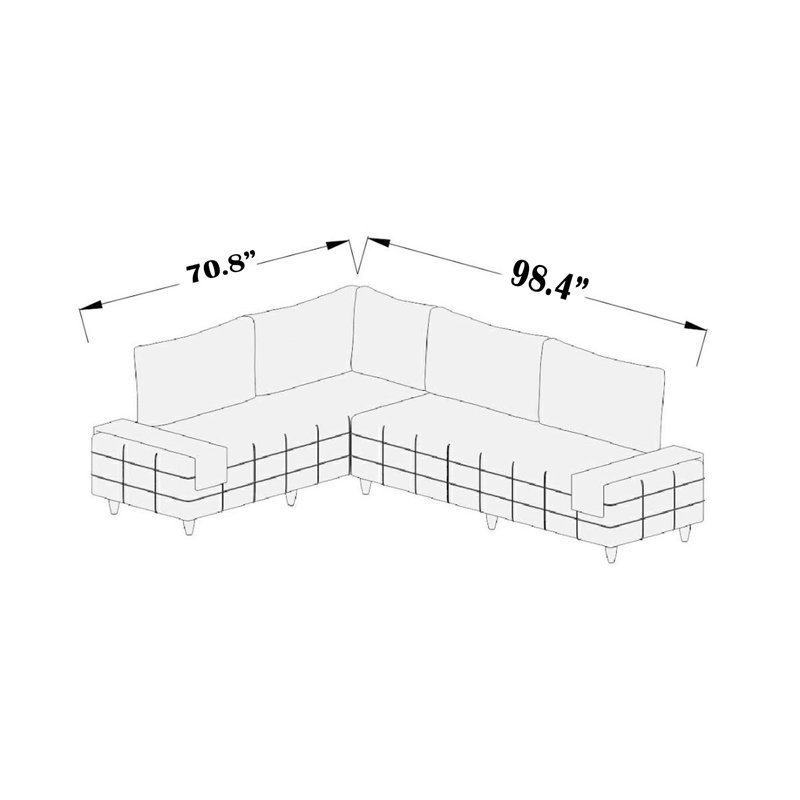Corrigan Studio Fenske 98 Reversible Sleeper Corner Sectional Wayfair