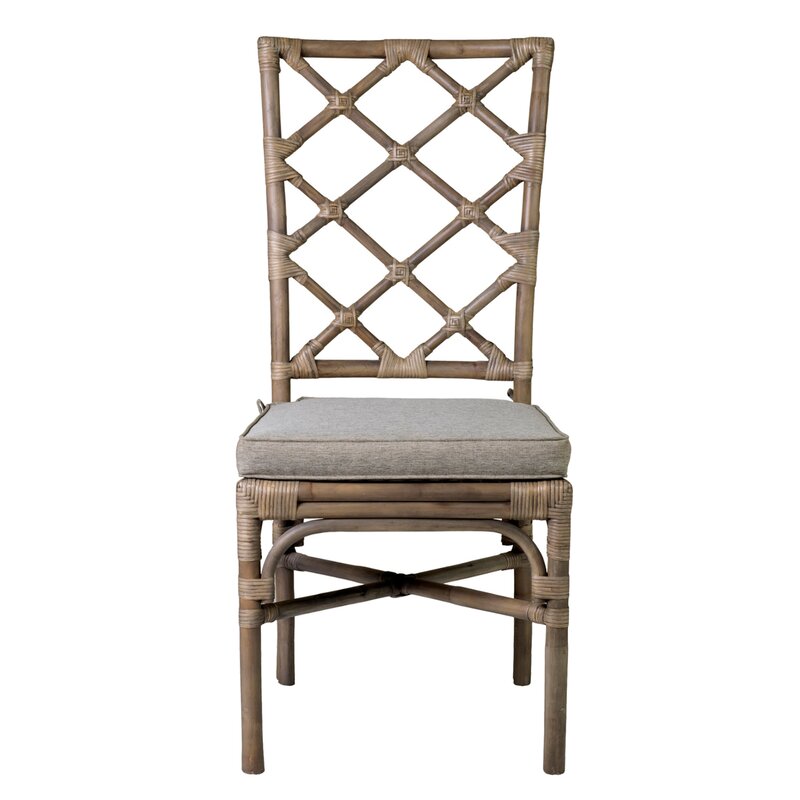 Summerall Cross Back Side Chair In Gray Reviews Joss Main