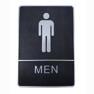 Womans Aluminum Panel Braille Bathroom Restroom Toilet Sign 6x8 