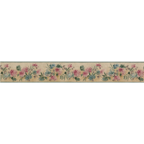 RetroArt Blooming Flowers Floral 15� x 3.5�� Wallpaper