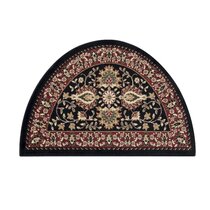 Leather Rug for Fireplace Fireproof Carpet BEIGE&BROWN with Red Diamond Hearth Fire Resistant Mat Rug