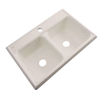 Solidcast Stockton 33 L X 22 W Double Basin Drop In Kitchen Sink Reviews Wayfair