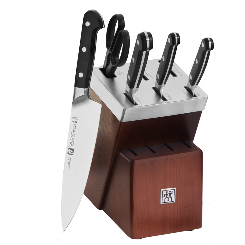 Zwilling Ja Henckels Pro 7 Piece Self Sharpening Knife Block Set Reviews Wayfair