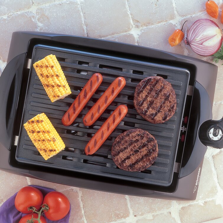 Zojirushi Indoor Removable Trays Electric Grill Flame-less Counter Top Griddle