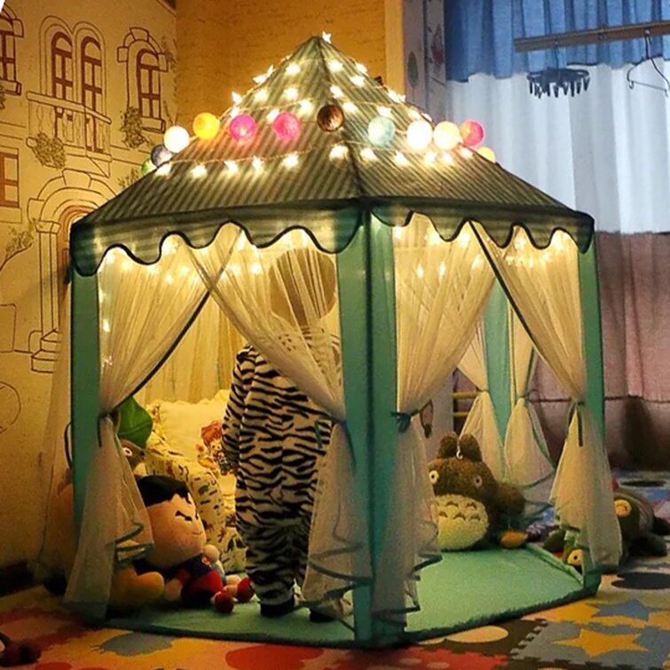 Pop Up Children Kids Fun Play Tent House Fairy Girls Boys Castle Indoor Outdoor 