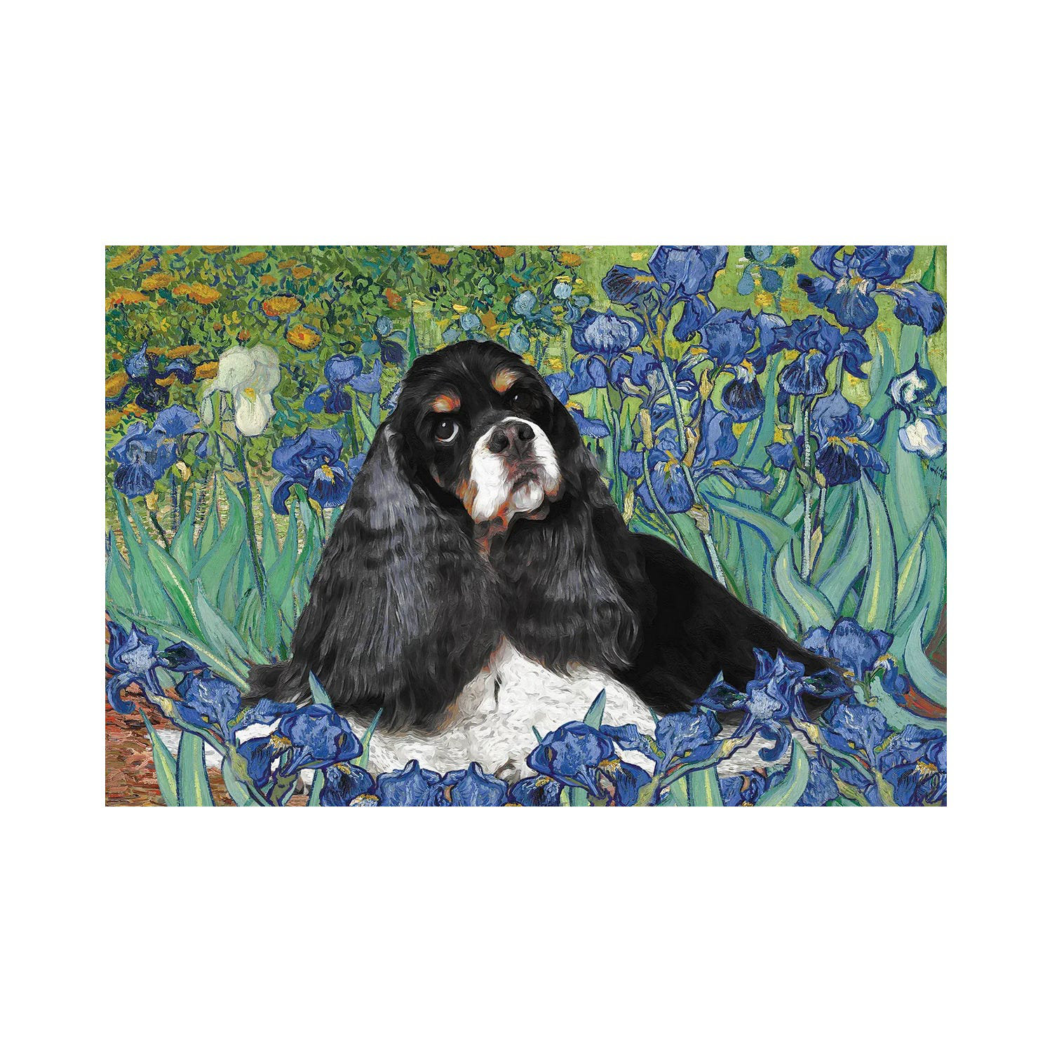 Beautiful English Cocker Spaniel Dog Modern Design Home Decor Canvas Print Wall Art Picture