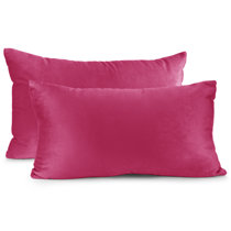 light pink throw pillow