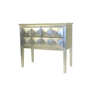 Go to store & view more images Schoen Modern Reflective 3 Drawer Chest by World Menagerie