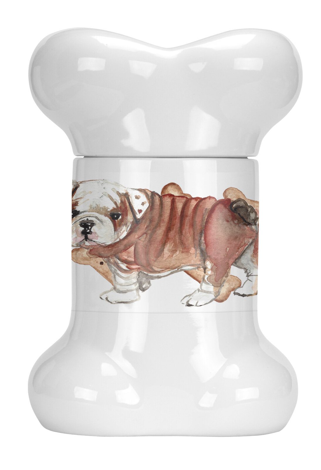 bulldog treat jar