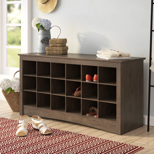 shoe stand with seat