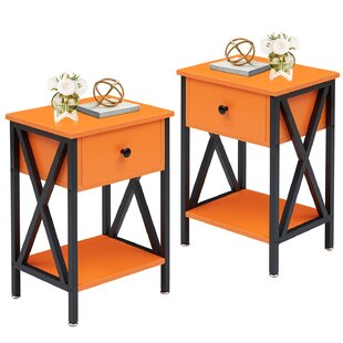 orange nightstand