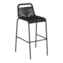 black garden bar stools