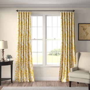 View Locke Printed Cotton Curtain