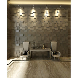 Wall Panels Tiles You Ll Love In 2019 Wayfair 19 7 L X W Embossed Paintable 60 Panel Wallpaper