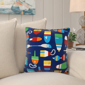 Viv Rae Tiffany Buoy Outdoor Throw Pillow Reviews Wayfair