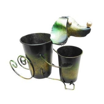 August Grove Danyel Iron Tin Pot Planter Wayfair