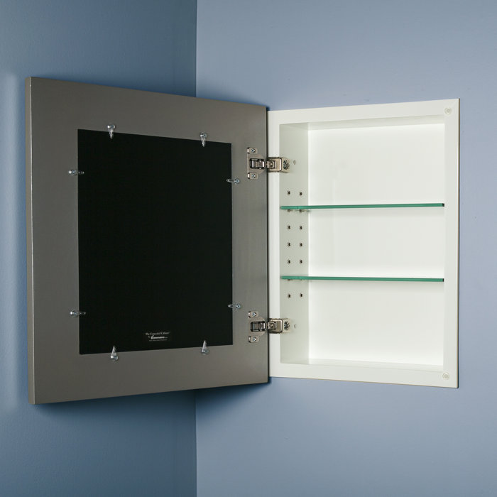 Concealed Cabinet 14 W X 18 H Recessed Framed Medicine Cabinet