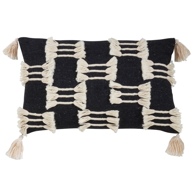 boho tassel pillow