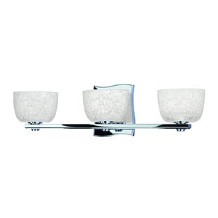 Best Valerie 3-Light Vanity Light By Orren Ellis Wall Lights Valerie 3-Light Vanity Light By Orren Ellis Wall Lights
