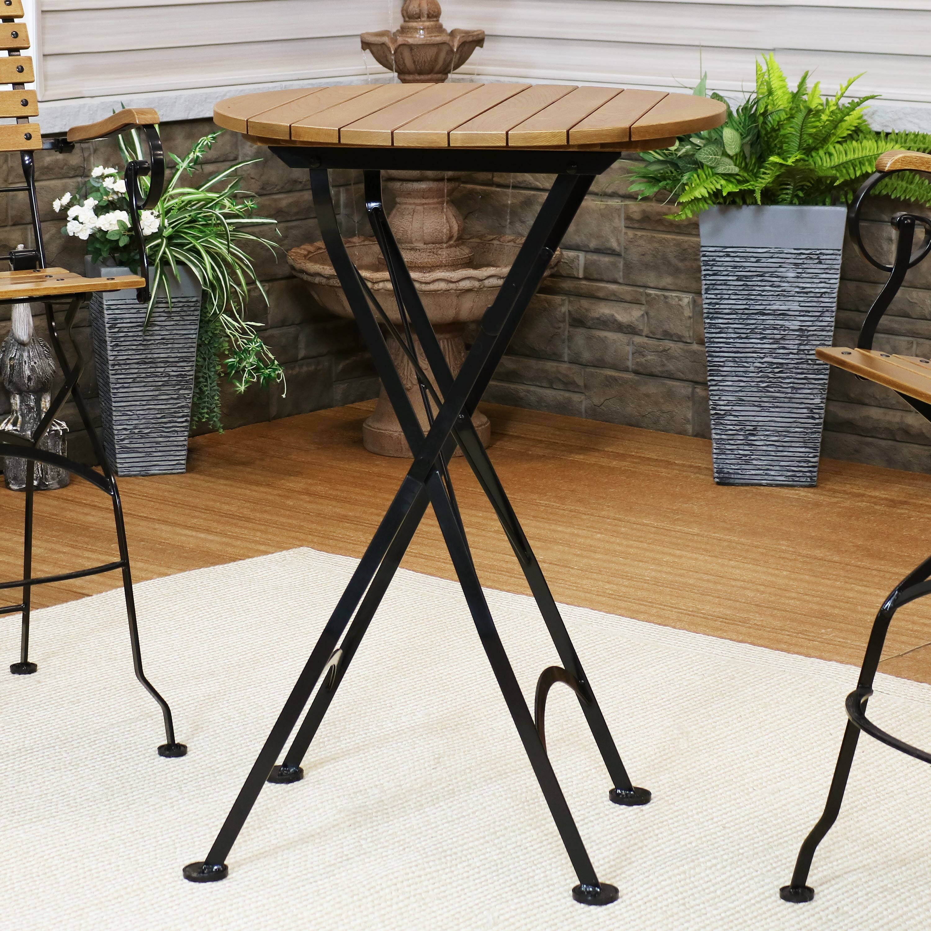 folding bar top table