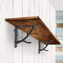 Rustic Shelf Brackets Wayfair