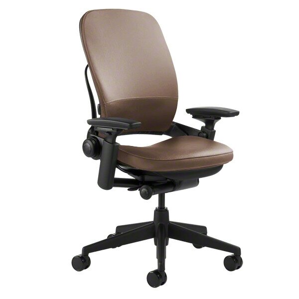 Steelcase Leap High Back Leather Desk Chair Reviews Wayfair