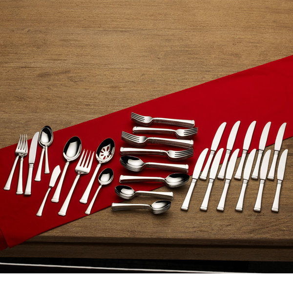 Mikasa Harmony 65 Piece 18 10 Stainless Steel Flatware Set