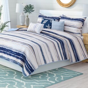 Navy Blue And White Bedspread Wayfair