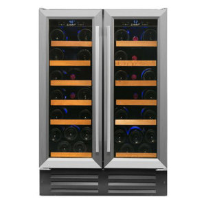 40 Bottle Professional Series Dual Zone Convertible Wine Cooler