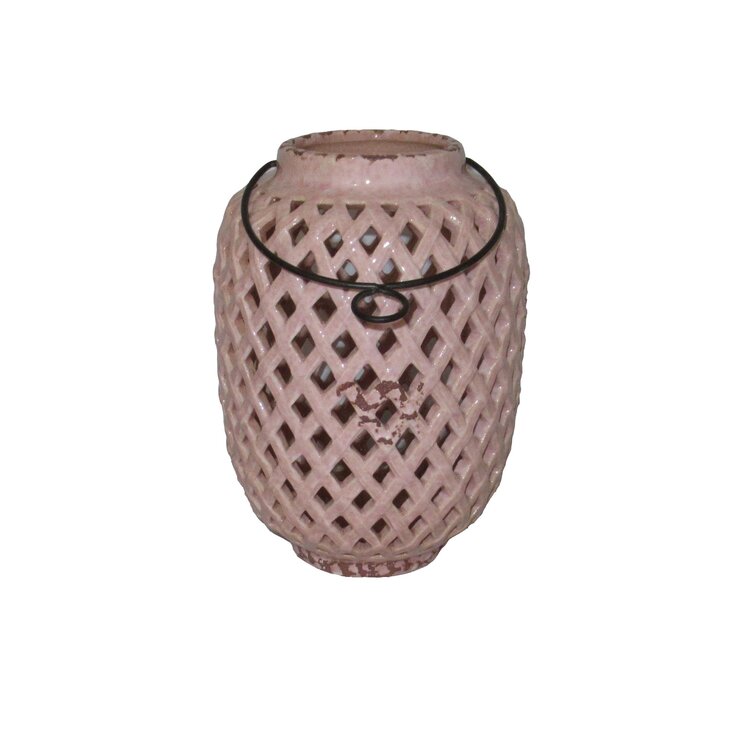 Bungalow Rose Ceramic Lantern