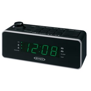 Dual Alarm Projection Clock Radio