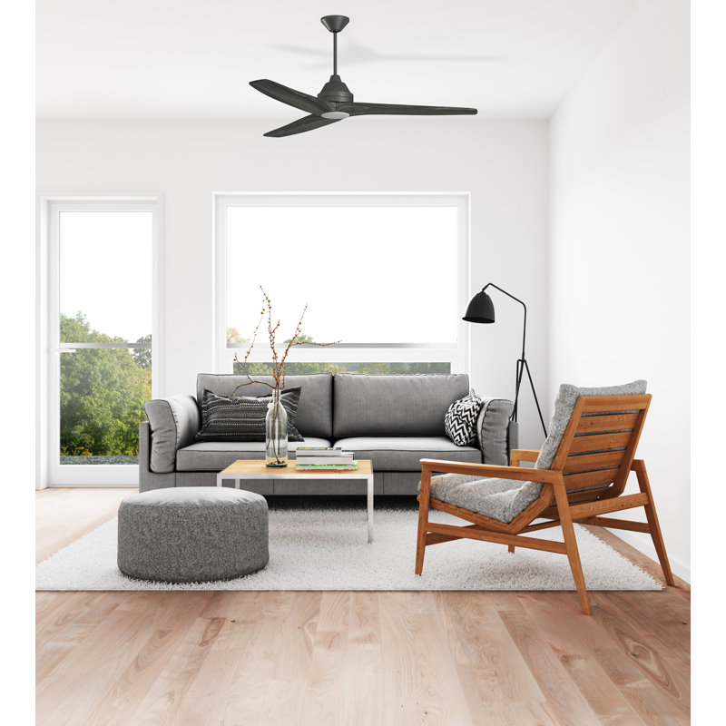 Brayden Studio 60 Audrey 3 Blade Led Propeller Ceiling Fan With