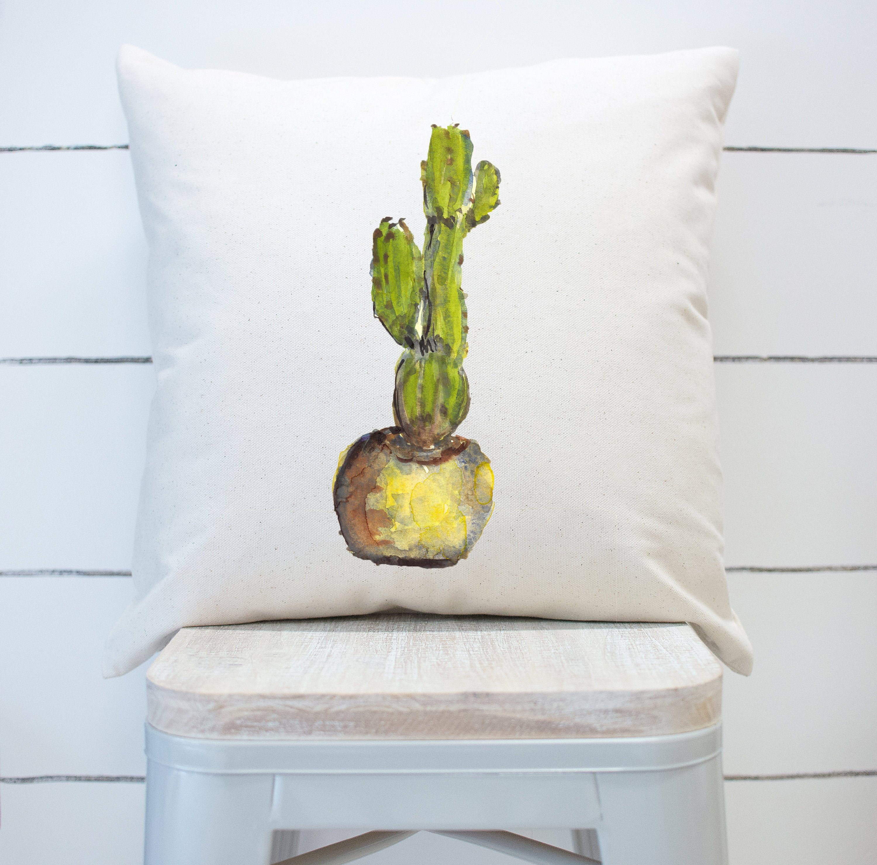 Union Rustic Fiora Cactus Square Pillow Cover Wayfair