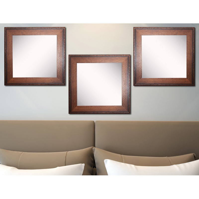 Millwood Pines 3 Piece Truex Craftsman Wall Mirror Set Wayfair Get the best deals on rectangle decorative mirrors. wayfair
