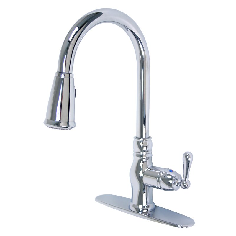 Ultra Faucets Prime Pull Down Single Handle Kitchen Faucet Reviews Wayfair