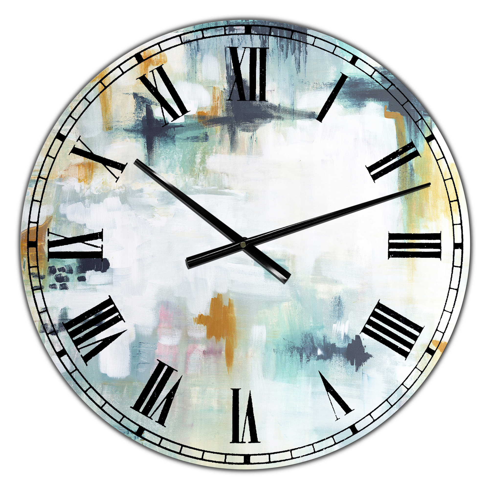 East Urban Home Composition Wall Clock Reviews Wayfair Ca