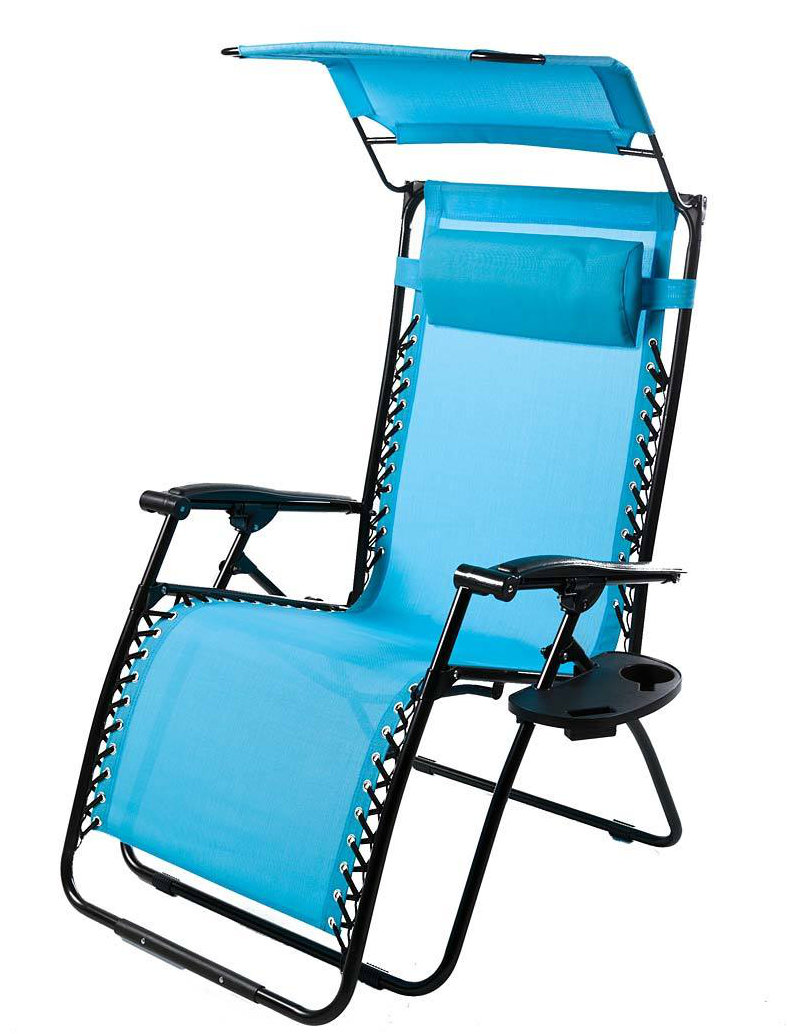 folding padded chaise lounge on Plow Hearth Deluxe Reclining Folding Zero Gravity Chair Reviews Wayfair