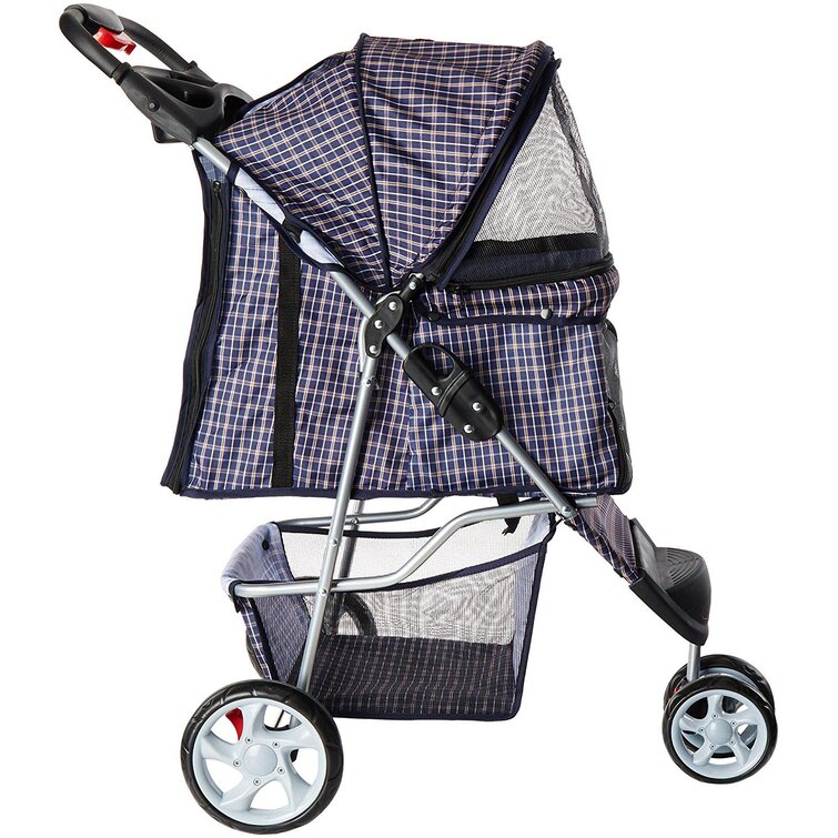 paws and pals deluxe folding stroller