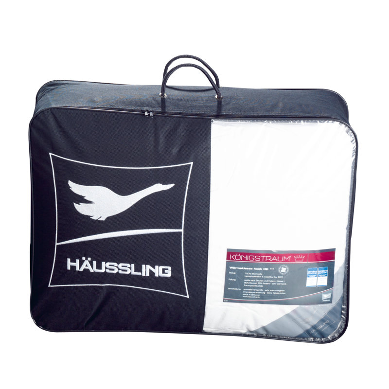 Haussling Vier Jahreszeiten 100 Daunen Bettdecke Body Perfect Modern Line 100 Daunen Warm Wayfair De