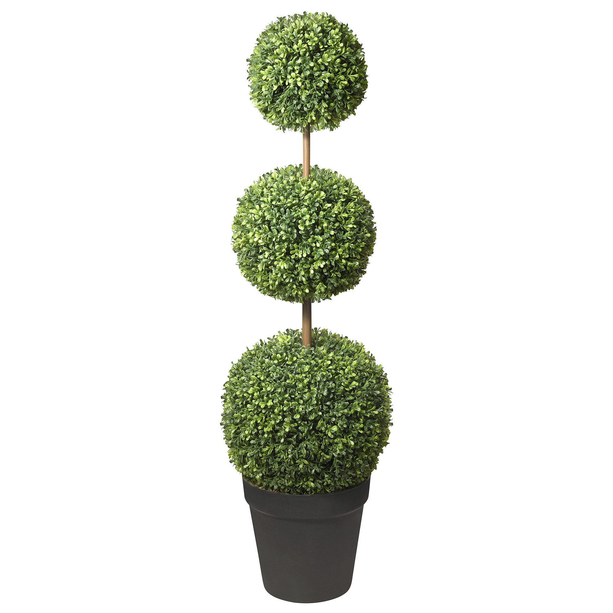 Haute Decor 64'' Adjustable Faux Boxwood Topiary in Pot & Reviews | Wayfair